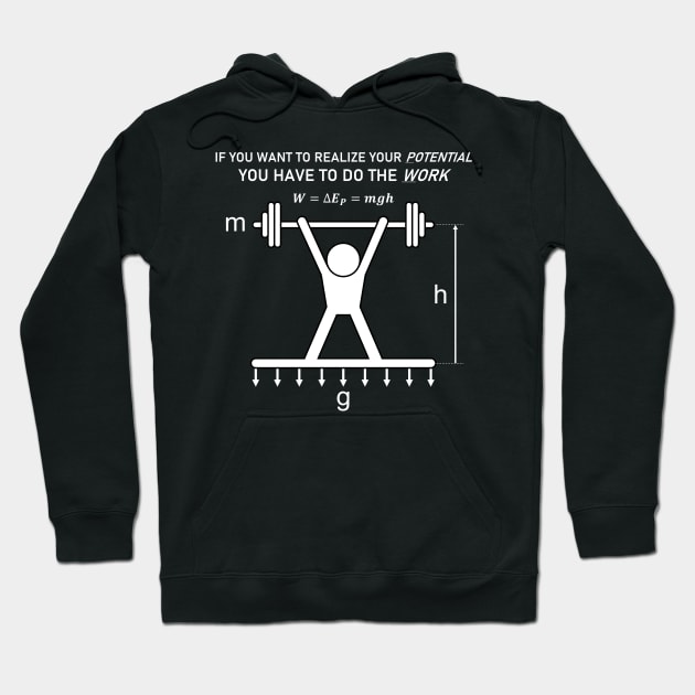 Lifting Physics Potential Energy Work Hoodie by IORS